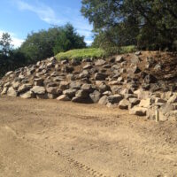 Large Boulder Retaining Wall – Medford East Hills